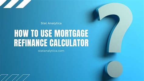 calculator mortgage refinance